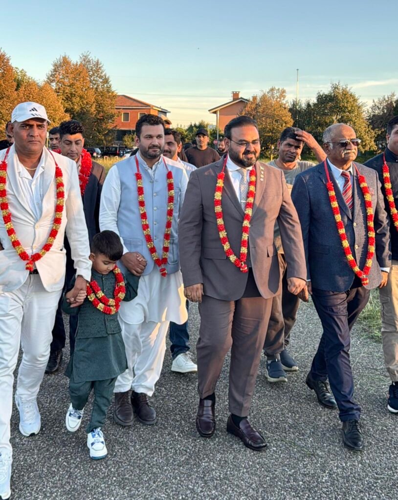 Dr. Muhammad Waqas Nadeem attending the Overseas Pakistanis Foundation (OPF) Convention in London alongside global delegates and Pakistani community leaders.