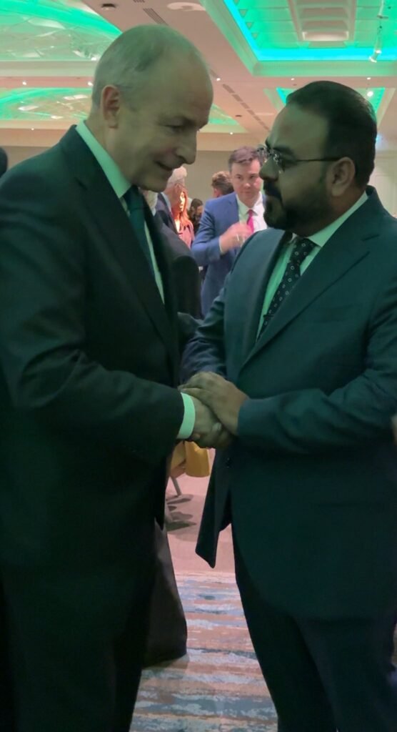 Dr Waqas, recognized for his humanitarian work supporting overseas Pakistanis in Italy